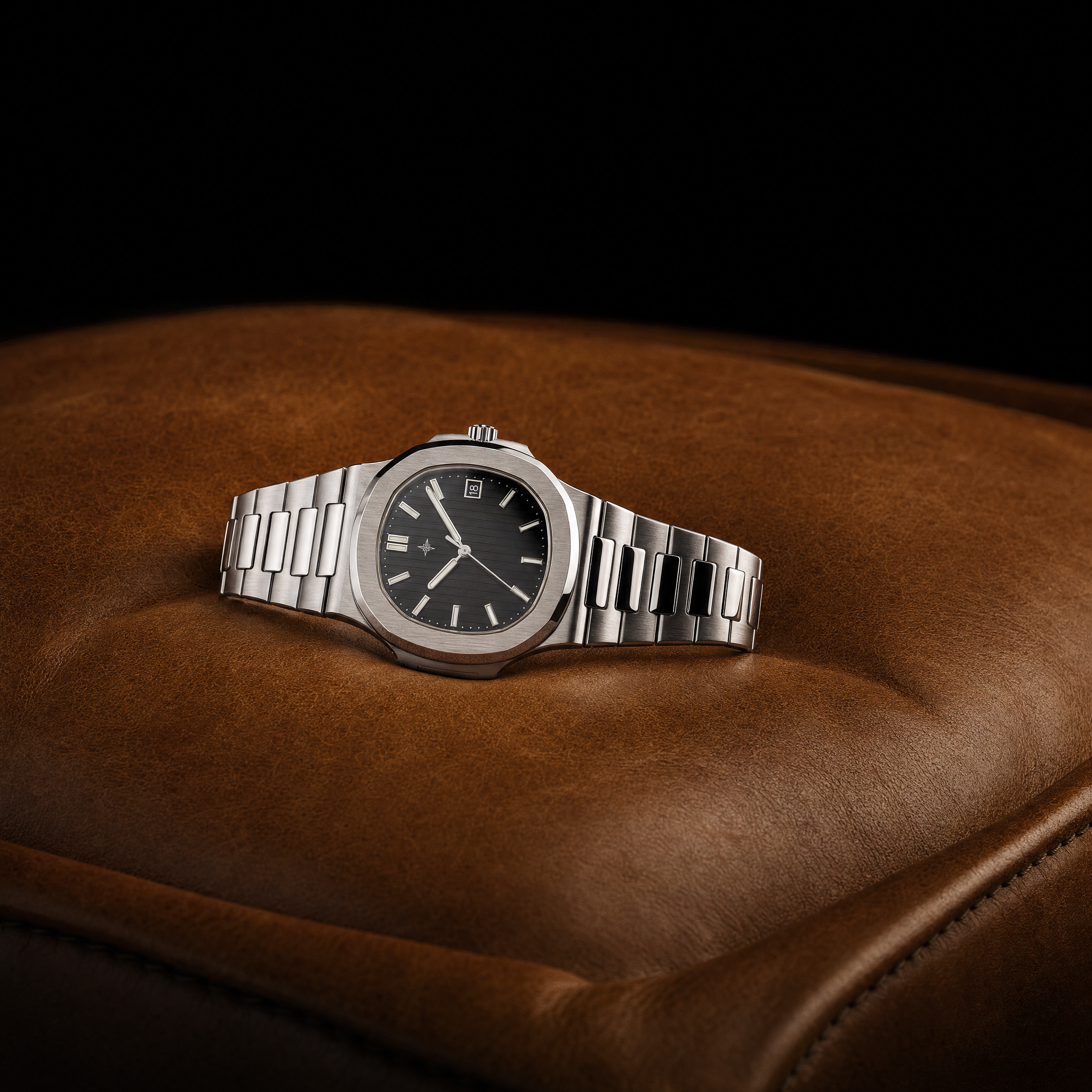 Umbraux Marine 40mm – Argent Nuit