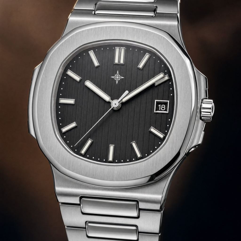Umbraux Marine 40mm – Argent Nuit
