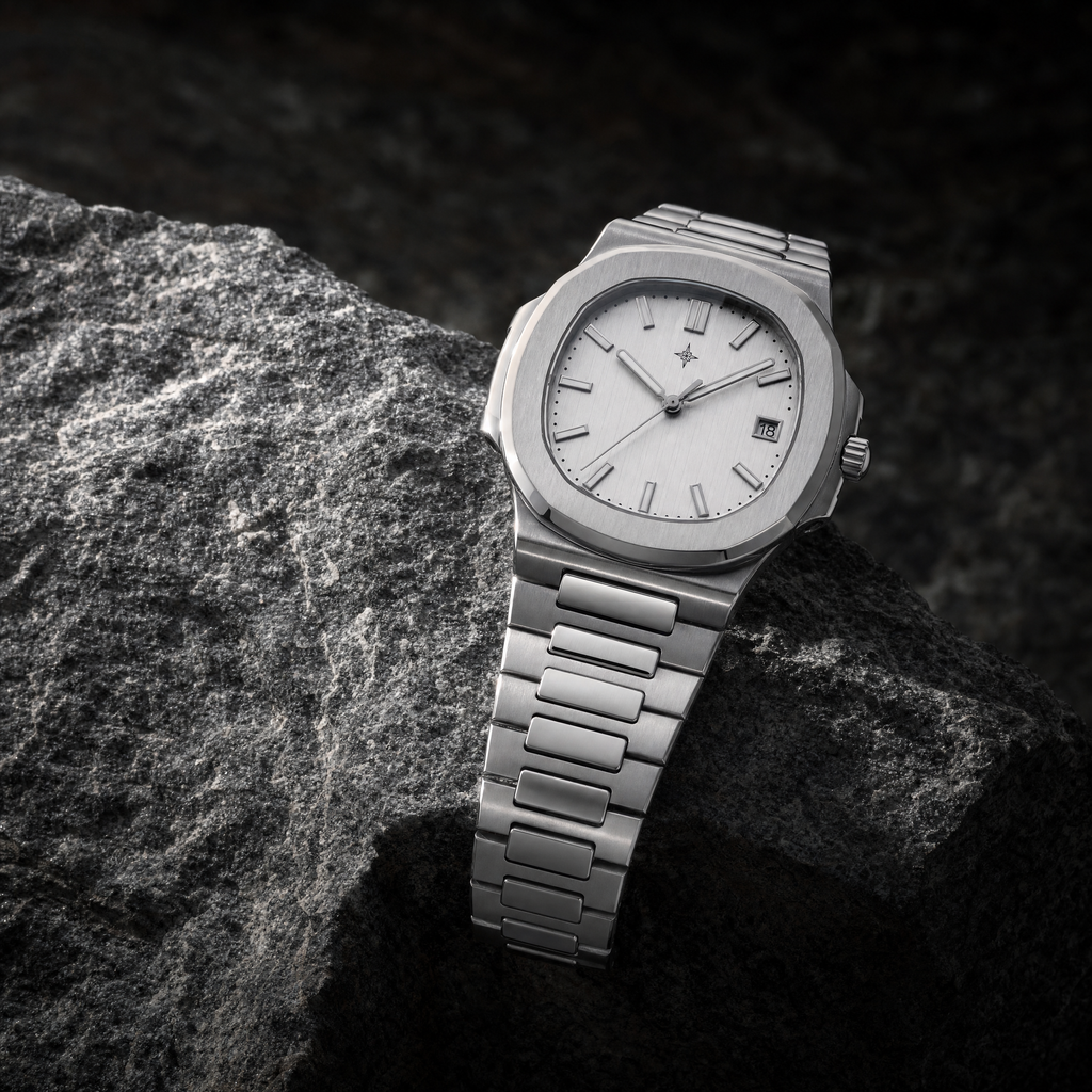 Umbraux Marine 40mm – Argent Pearl