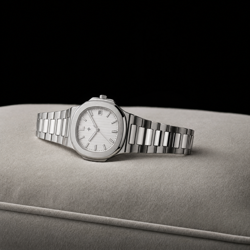 Umbraux Marine 40mm – Argent Pearl