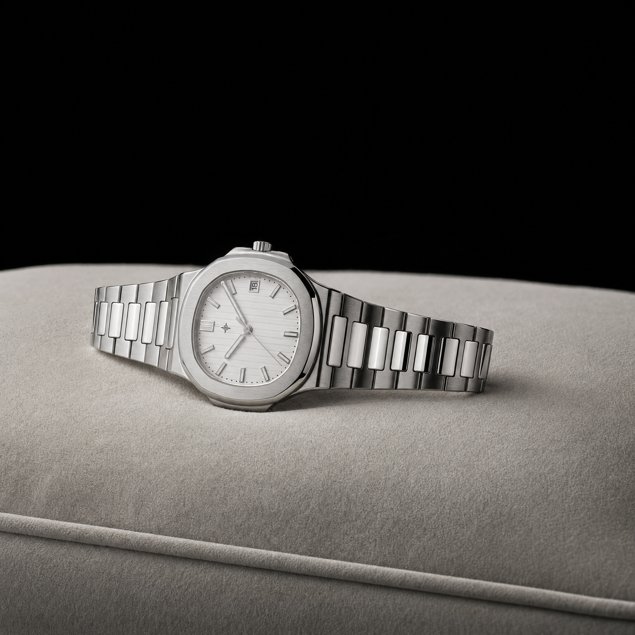 Umbraux Marine 40mm – Argent Pearl