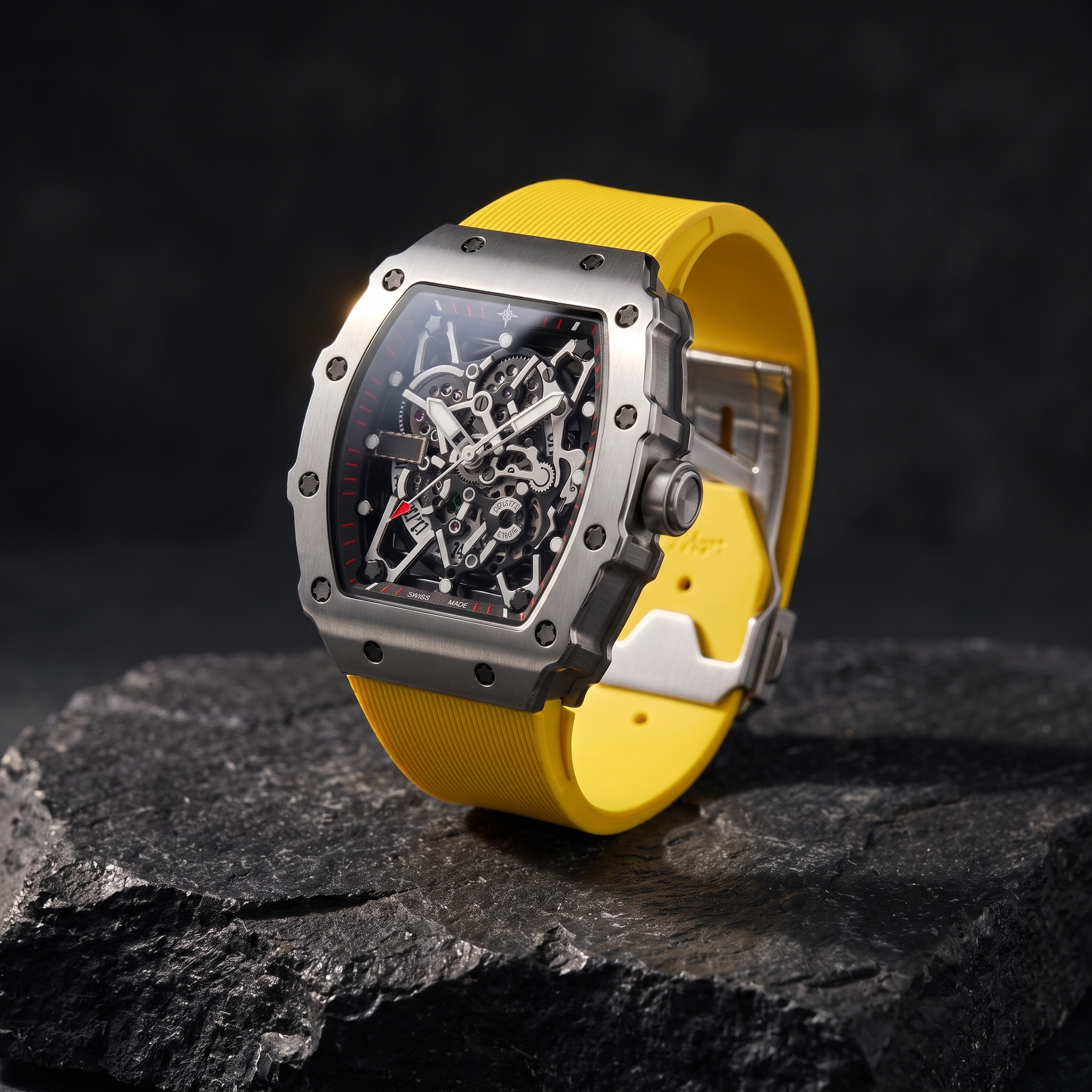 Umbraux R-Series 44mm – Argent Saffron