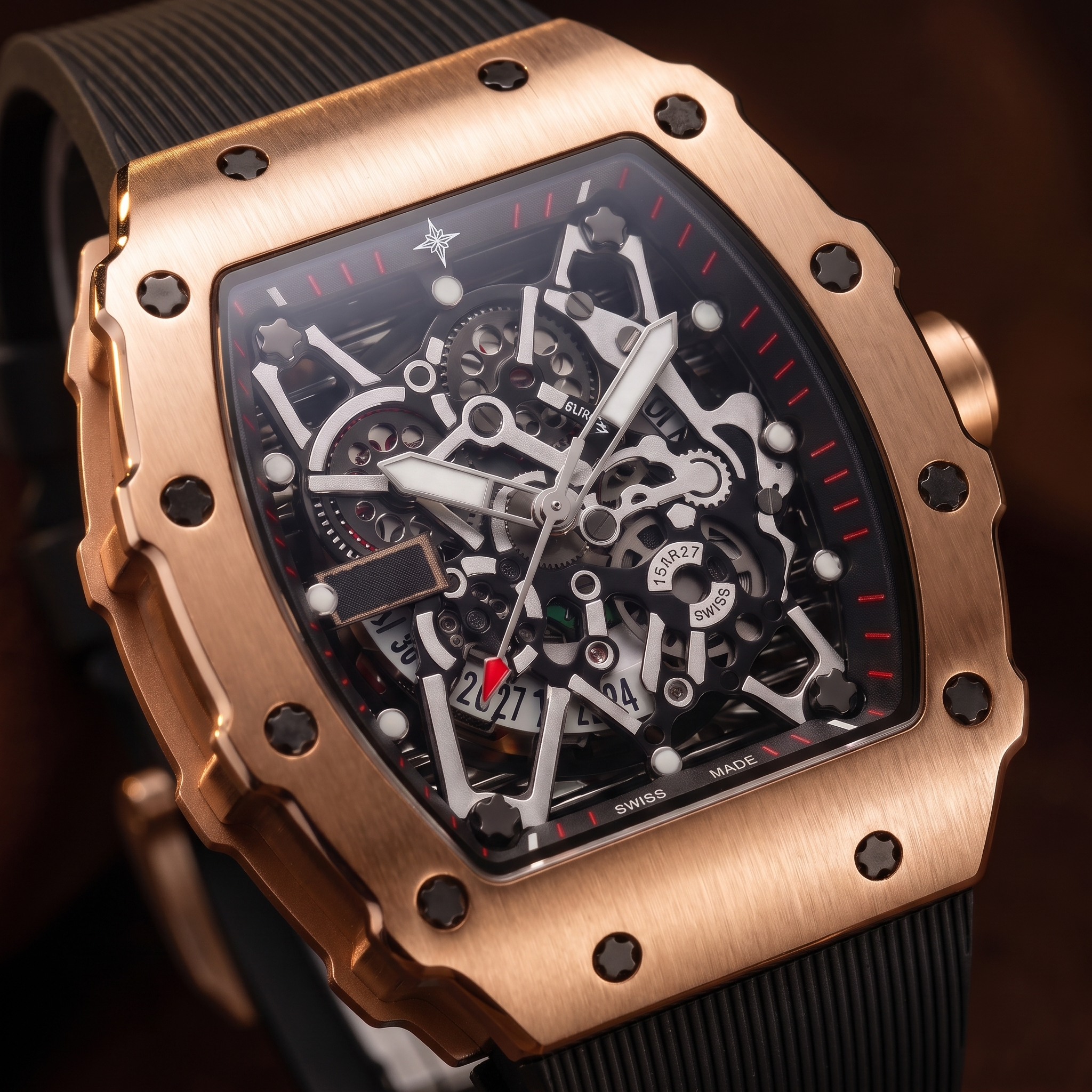 Umbraux R-Series 44mm – Or Noir