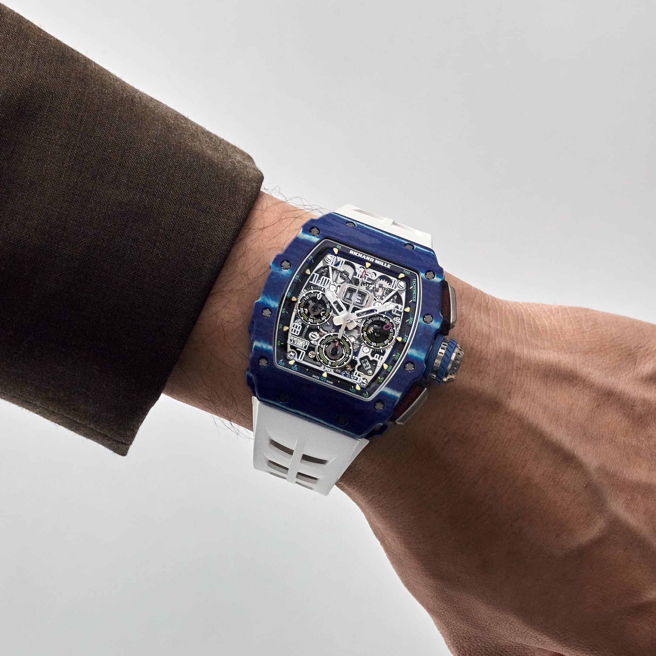 Umbraux R 7105 Chronograph Blue White