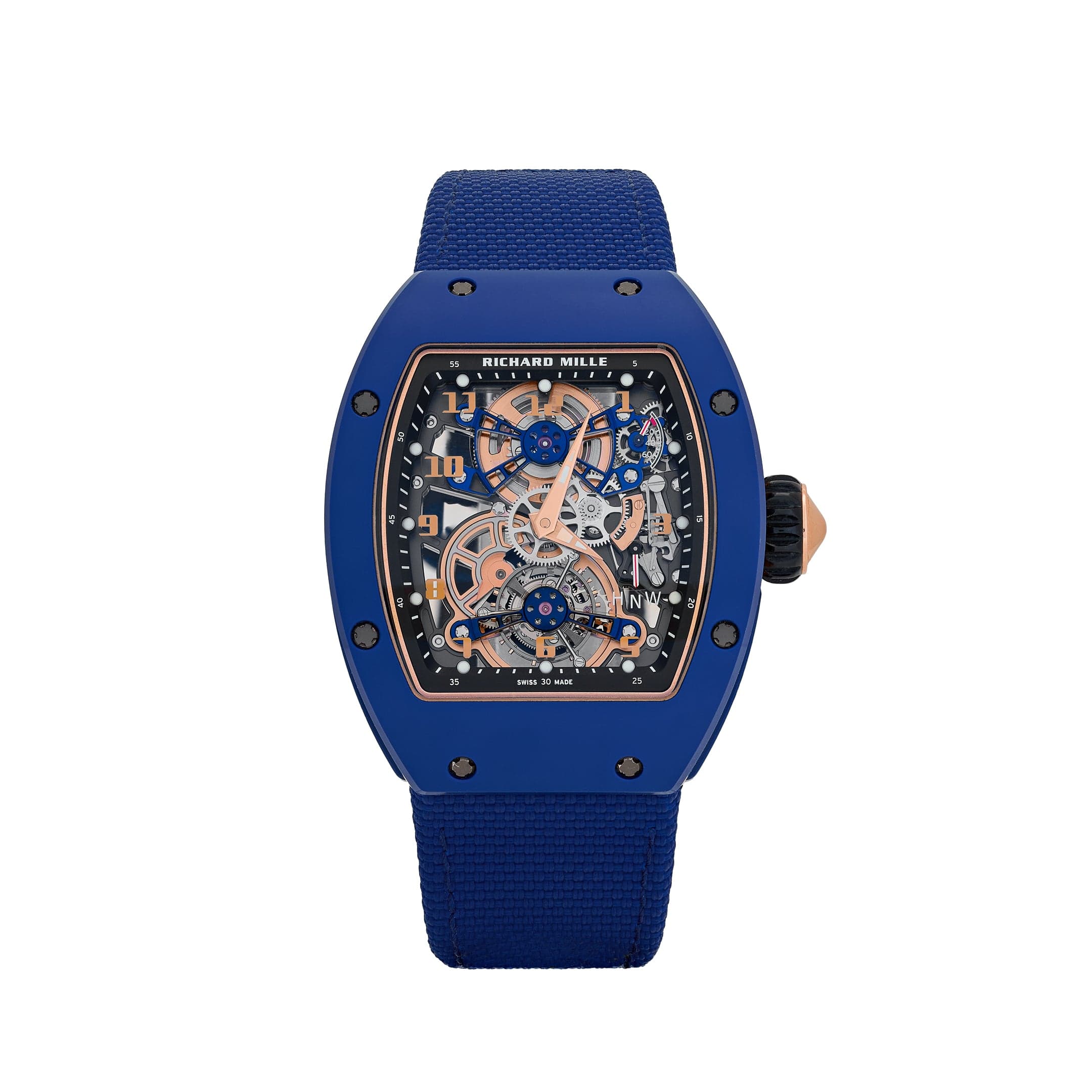 Umbraux R 7109 Blue Rose Gold Tourbillon