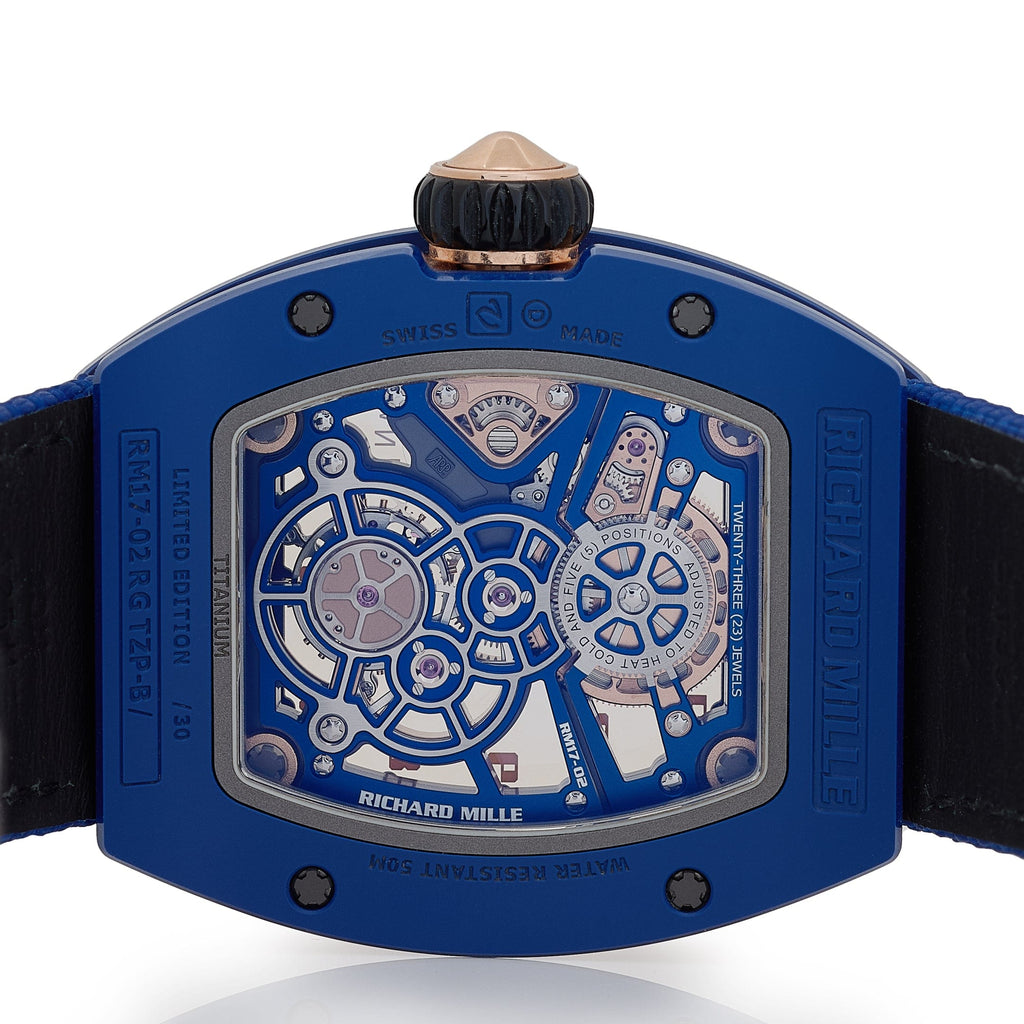 Umbraux R 7109 Blue Rose Gold Tourbillon
