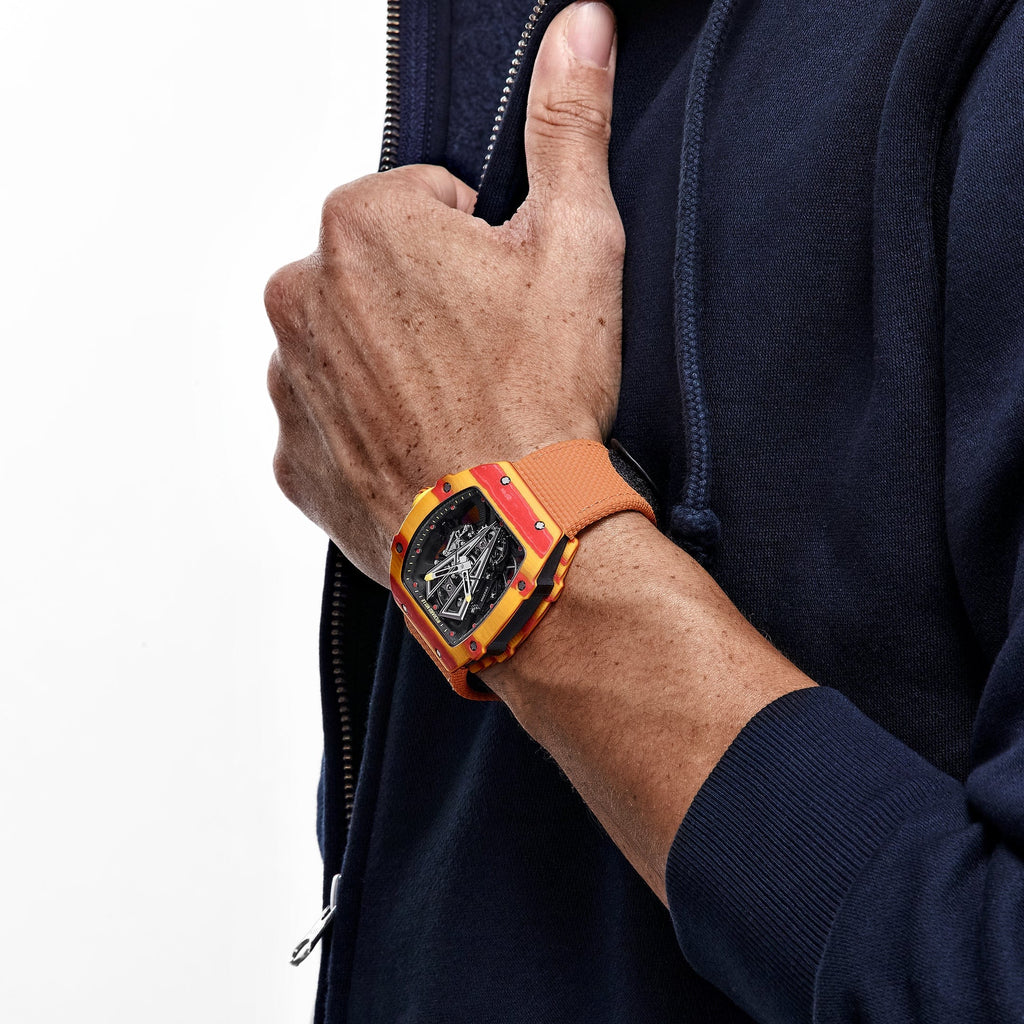 Umbraux R 7112 Tourbillon Red Yellow