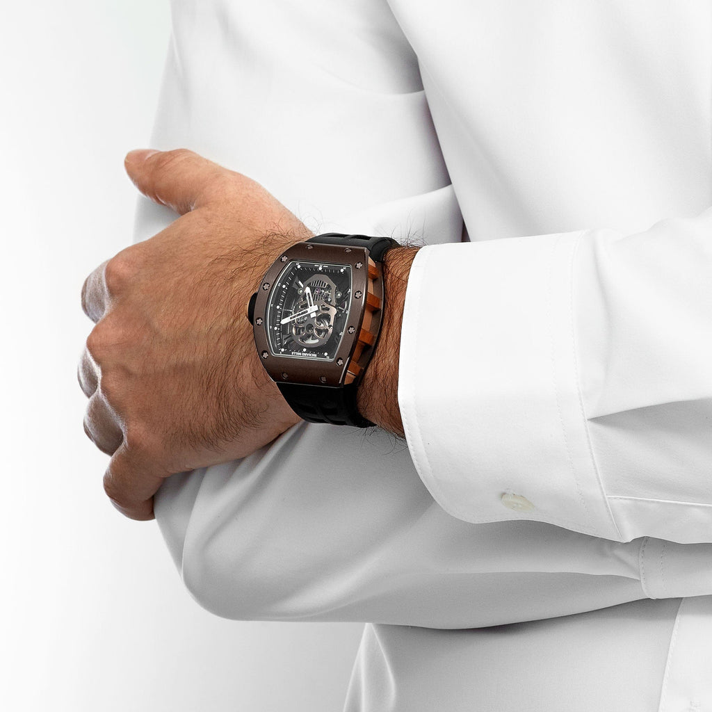 Umbraux R 7120 Brown Rose Gold