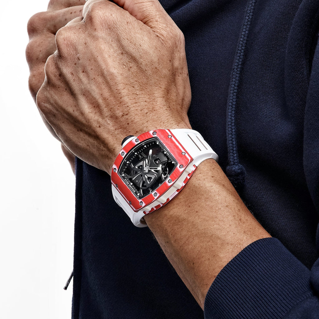 Umbraux R 7121 Tourbillon Red White