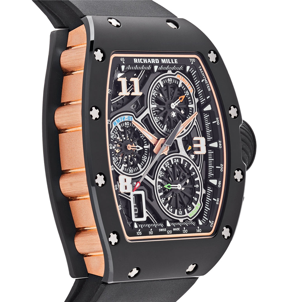 Umbraux R 7132 Chronograph Black Rose Gold