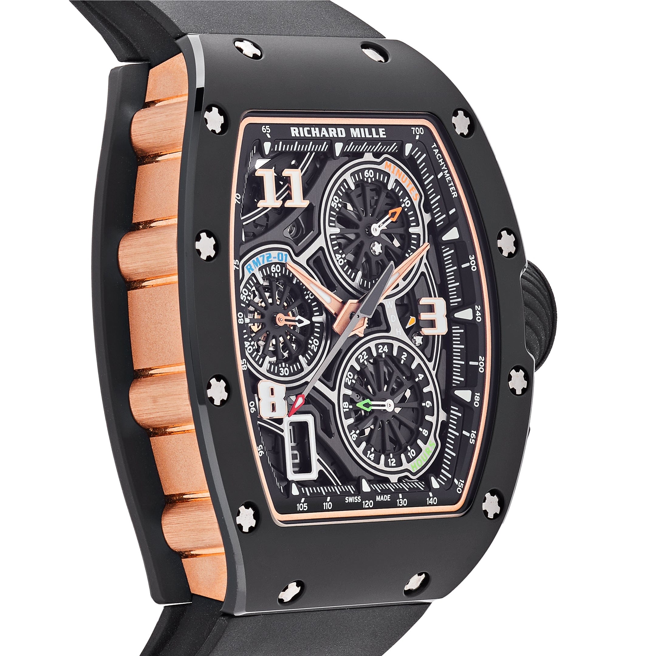 Umbraux R 7132 Chronograph Black Rose Gold