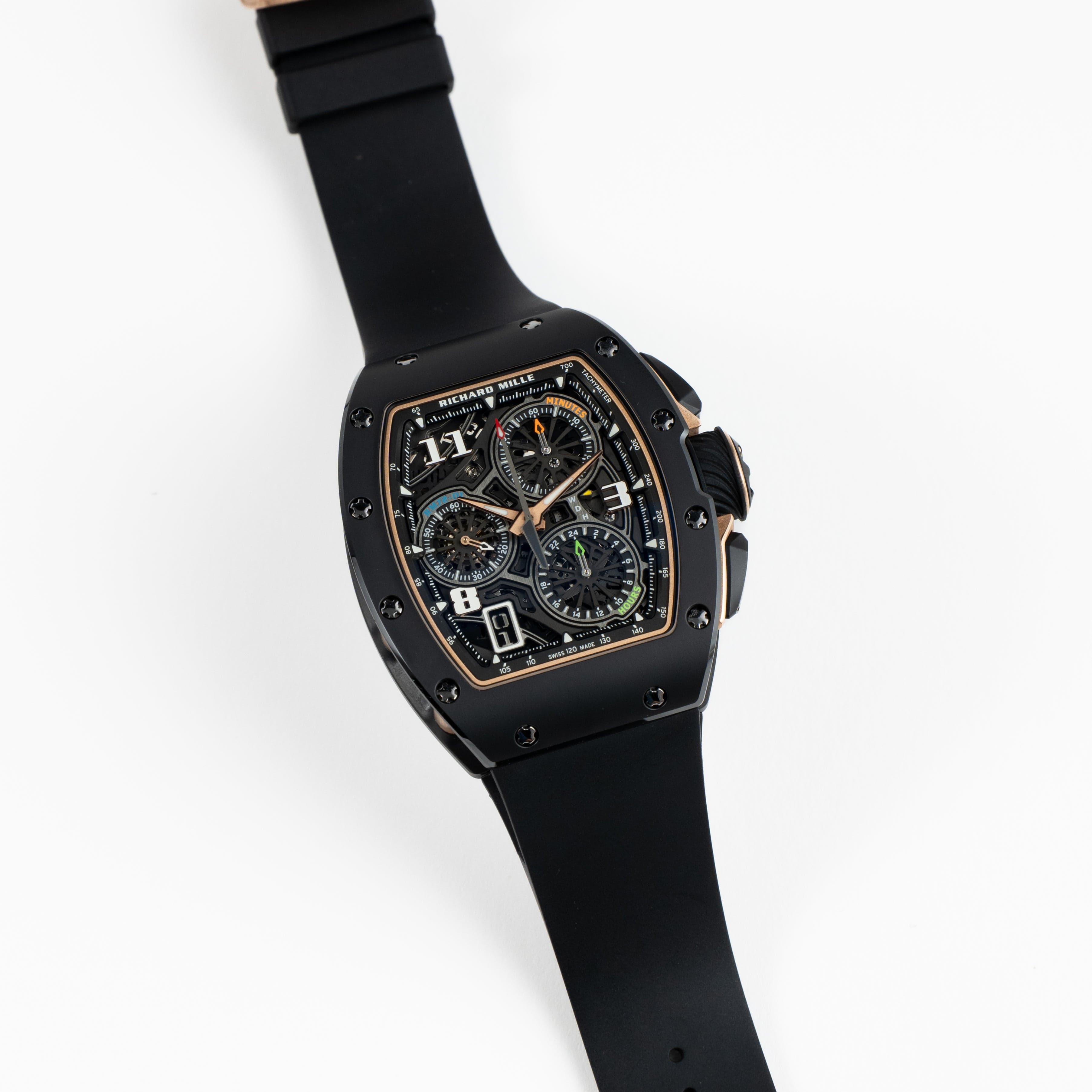 Umbraux R 7132 Chronograph Black Rose Gold