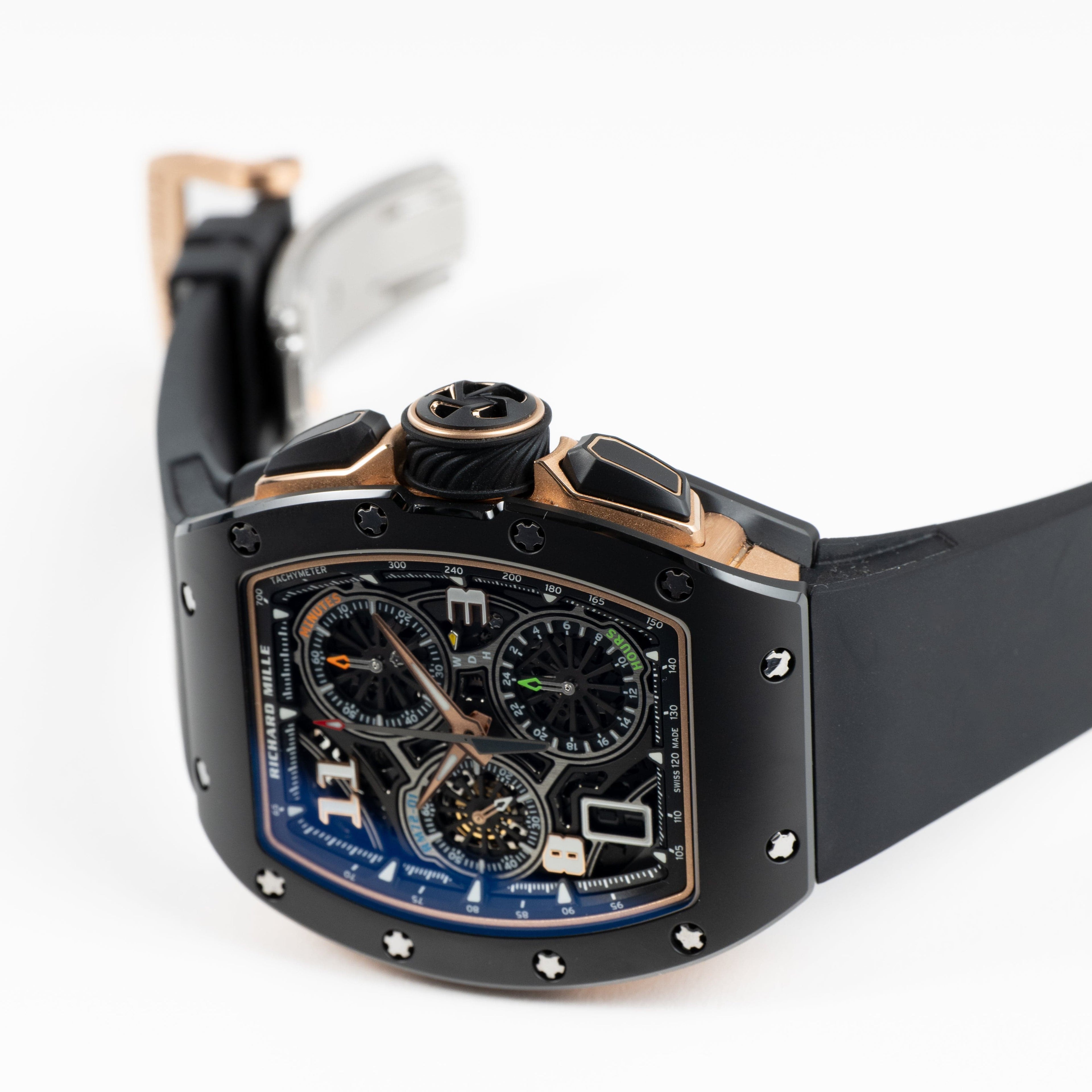 Umbraux R 7132 Chronograph Black Rose Gold