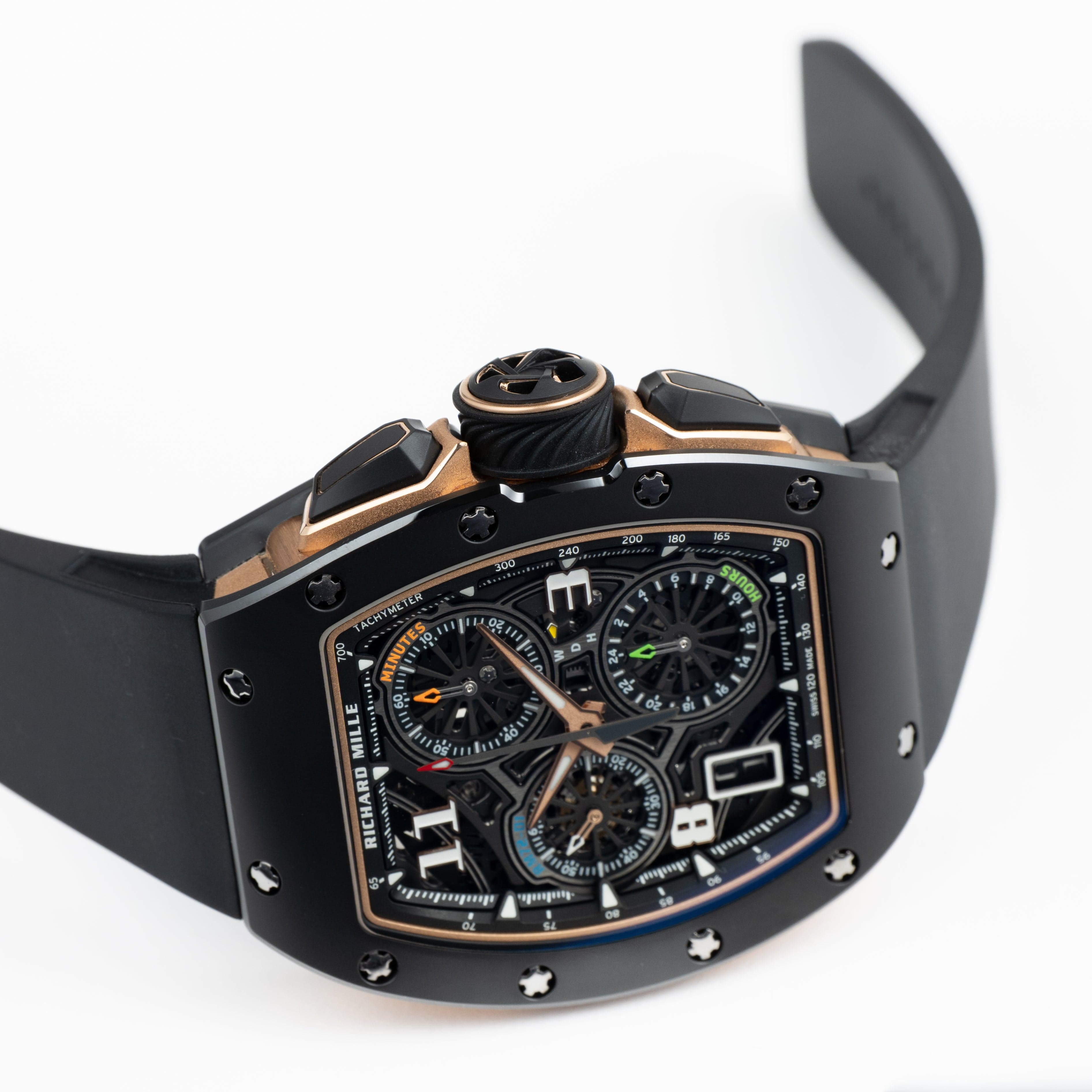 Umbraux R 7132 Chronograph Black Rose Gold