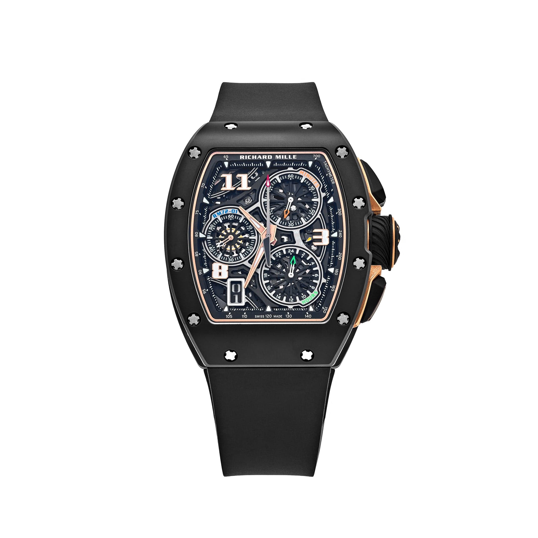 Umbraux R 7132 Chronograph Black Rose Gold