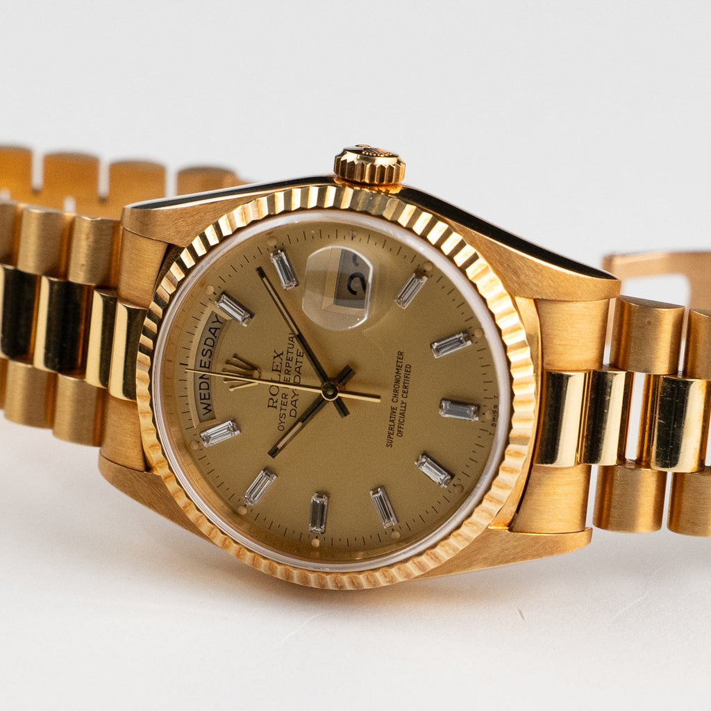 Umbraux Date 5105 Yellow Gold Champagne
