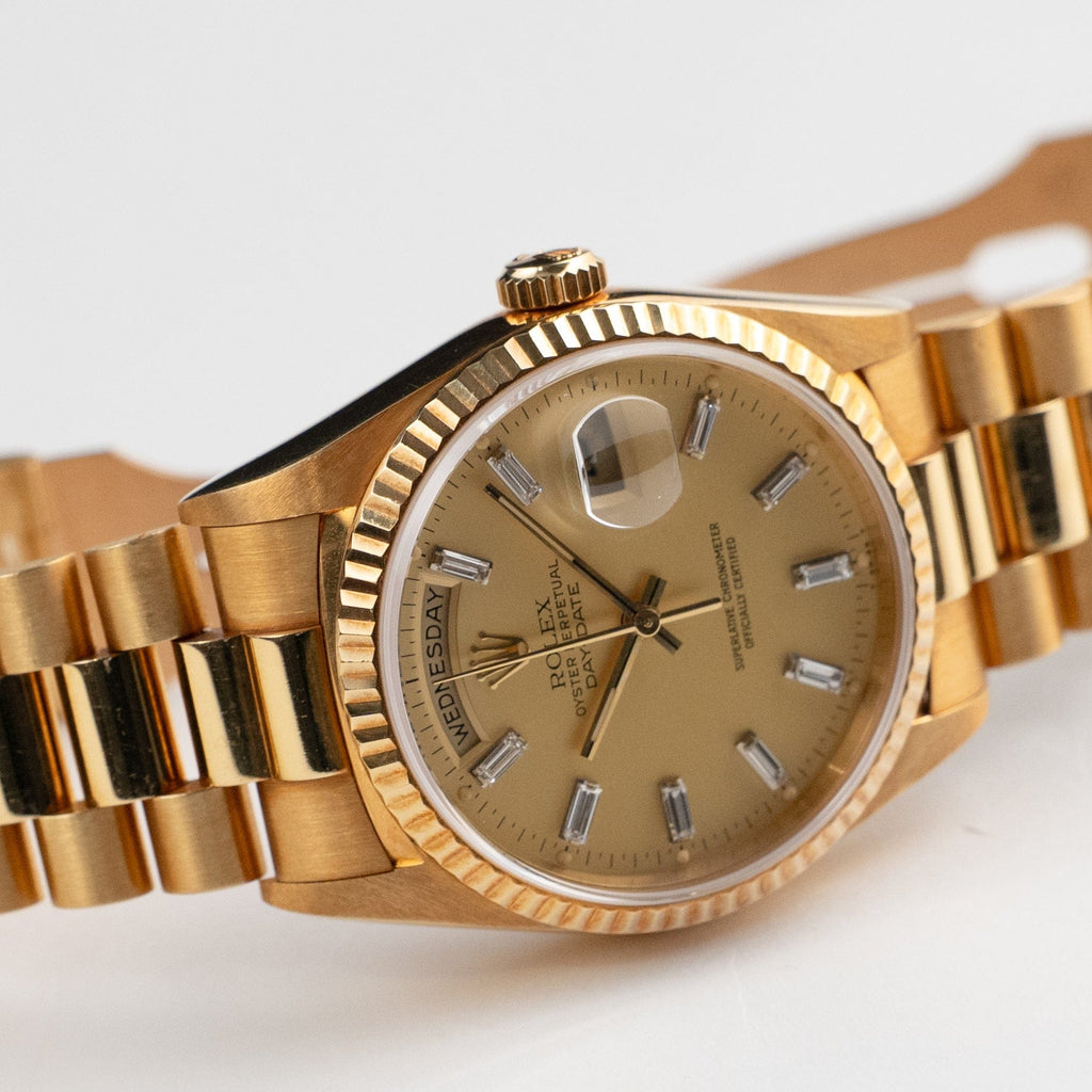 Umbraux Date 5105 Yellow Gold Champagne