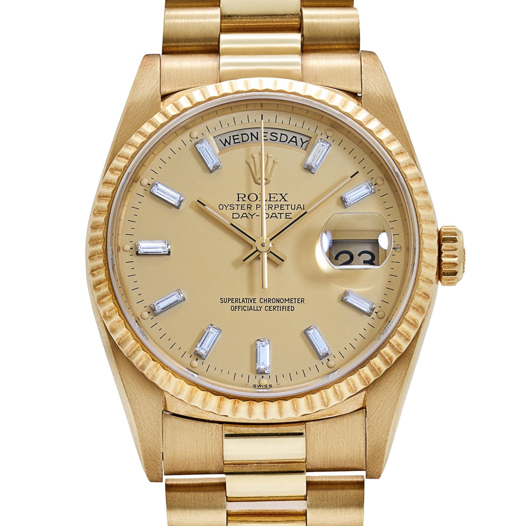 Umbraux Date 5105 Yellow Gold Champagne
