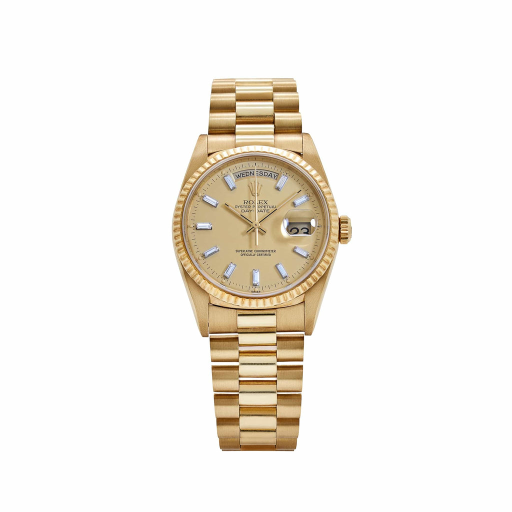 Umbraux Date 5105 Yellow Gold Champagne