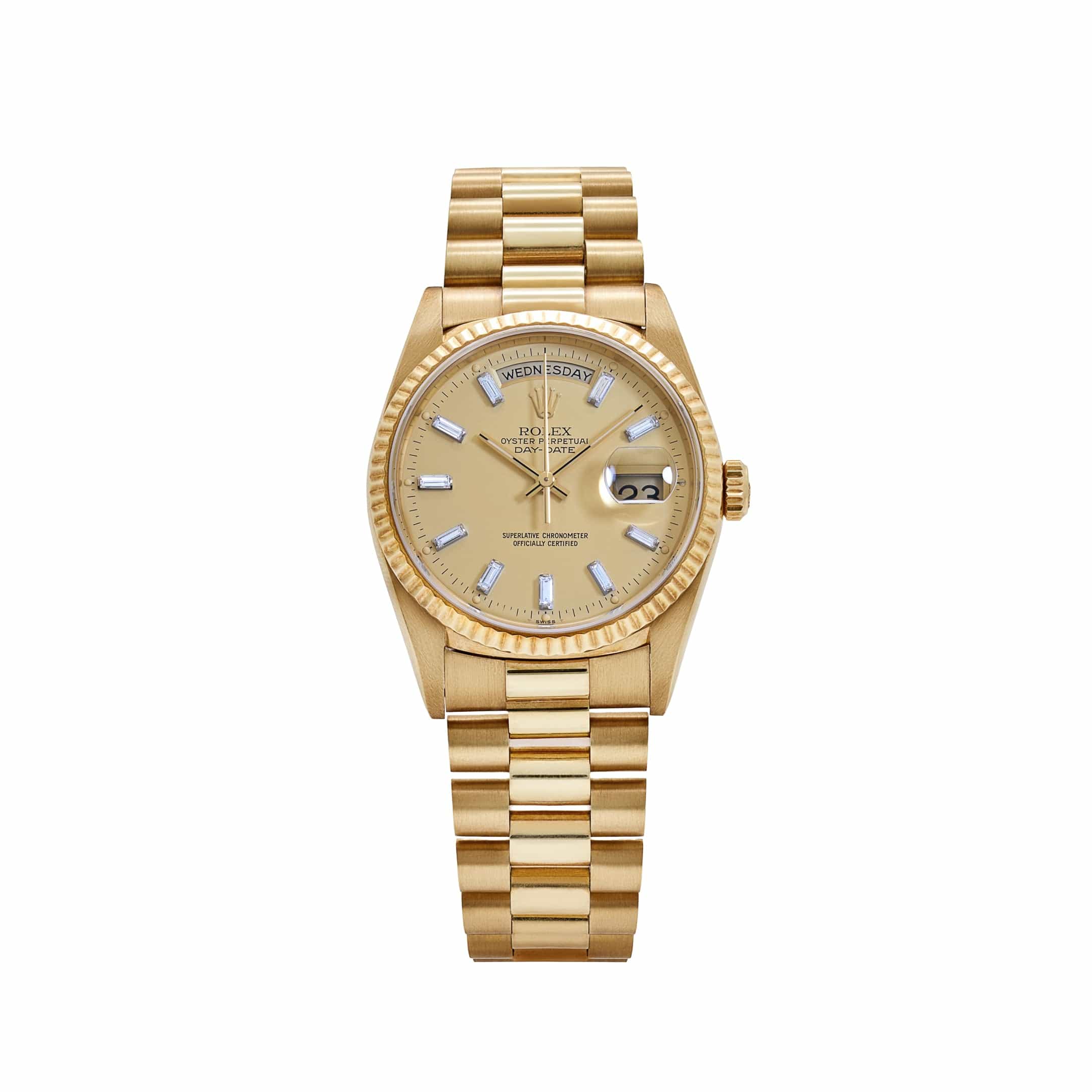 Umbraux Date 5105 Yellow Gold Champagne