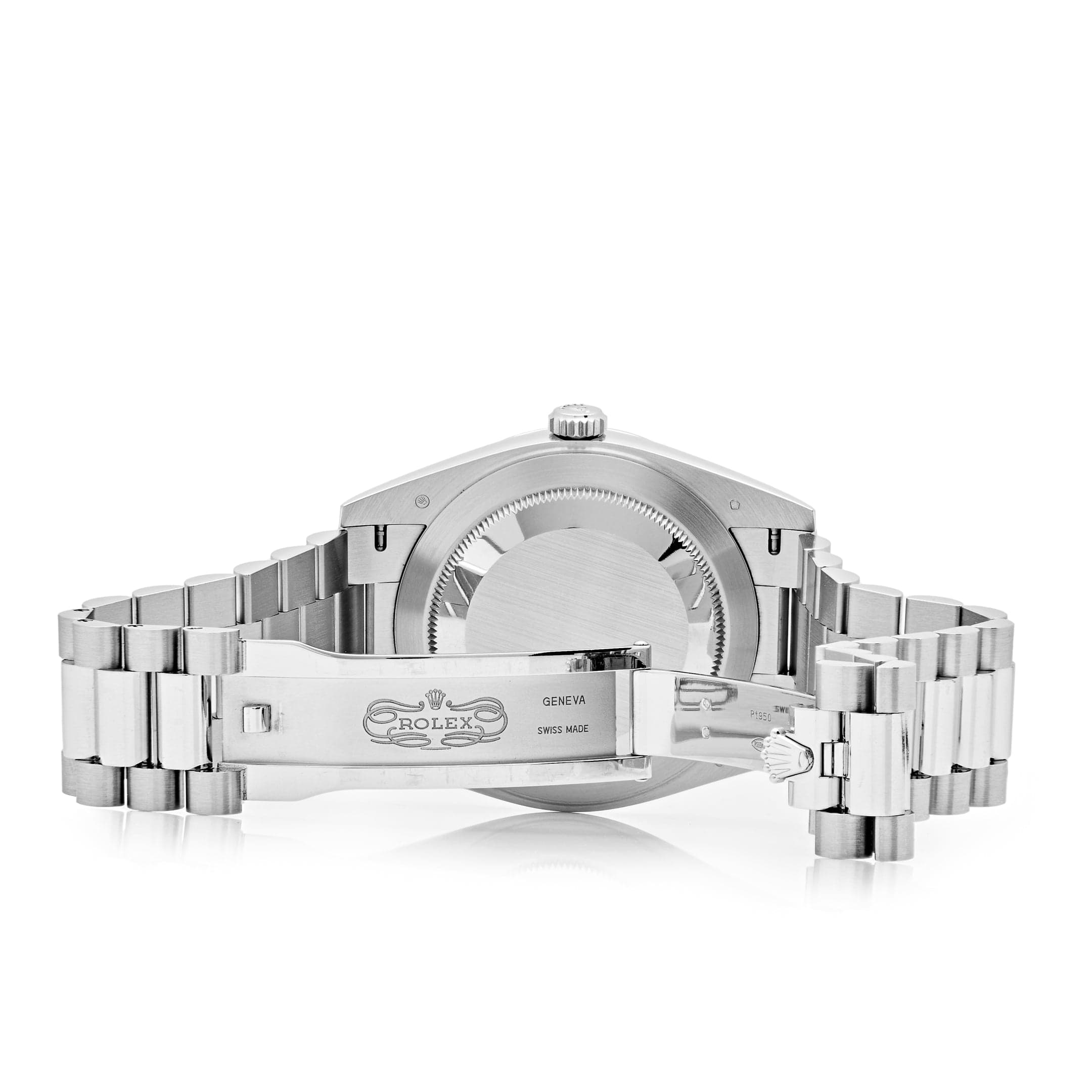 Umbraux Date 5101 40mm Platinum Ice Blue