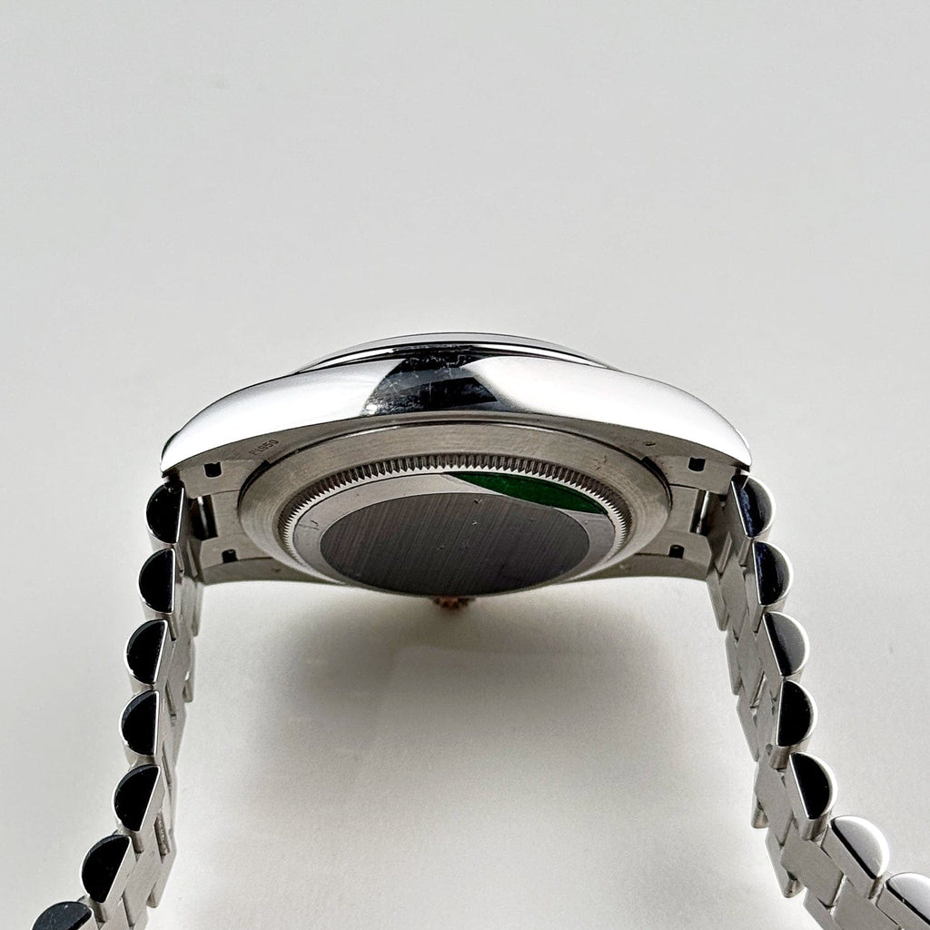 Umbraux Date 5101 40mm Platinum Olive Green