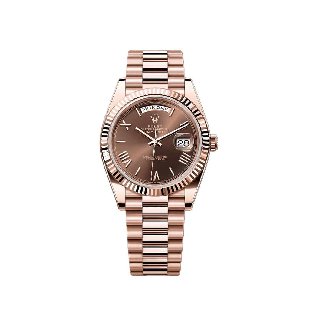 Umbraux Date 5102 40mm Rose Gold Chocolate III