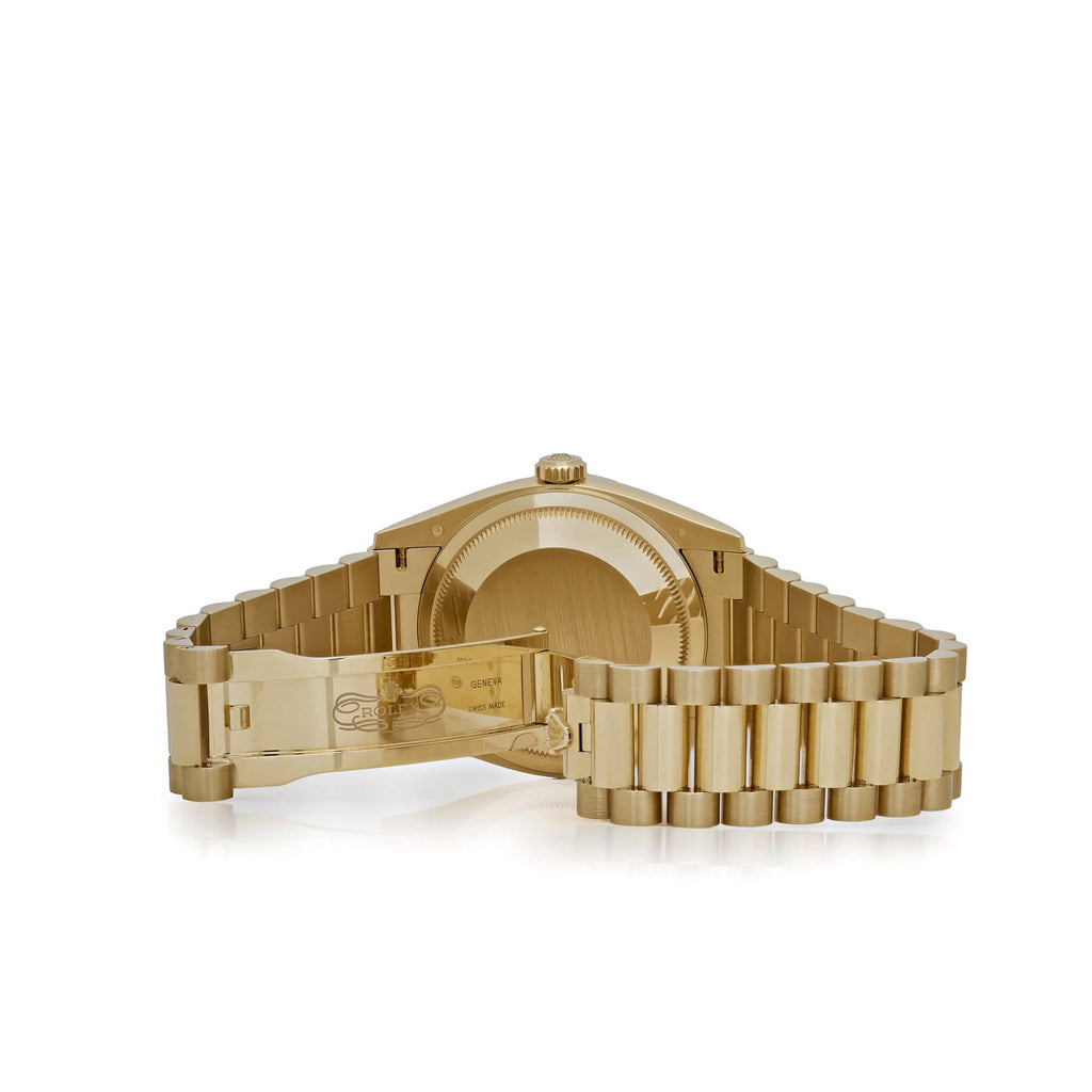 Umbraux Date 5105 36mm Yellow Gold Green Ombre