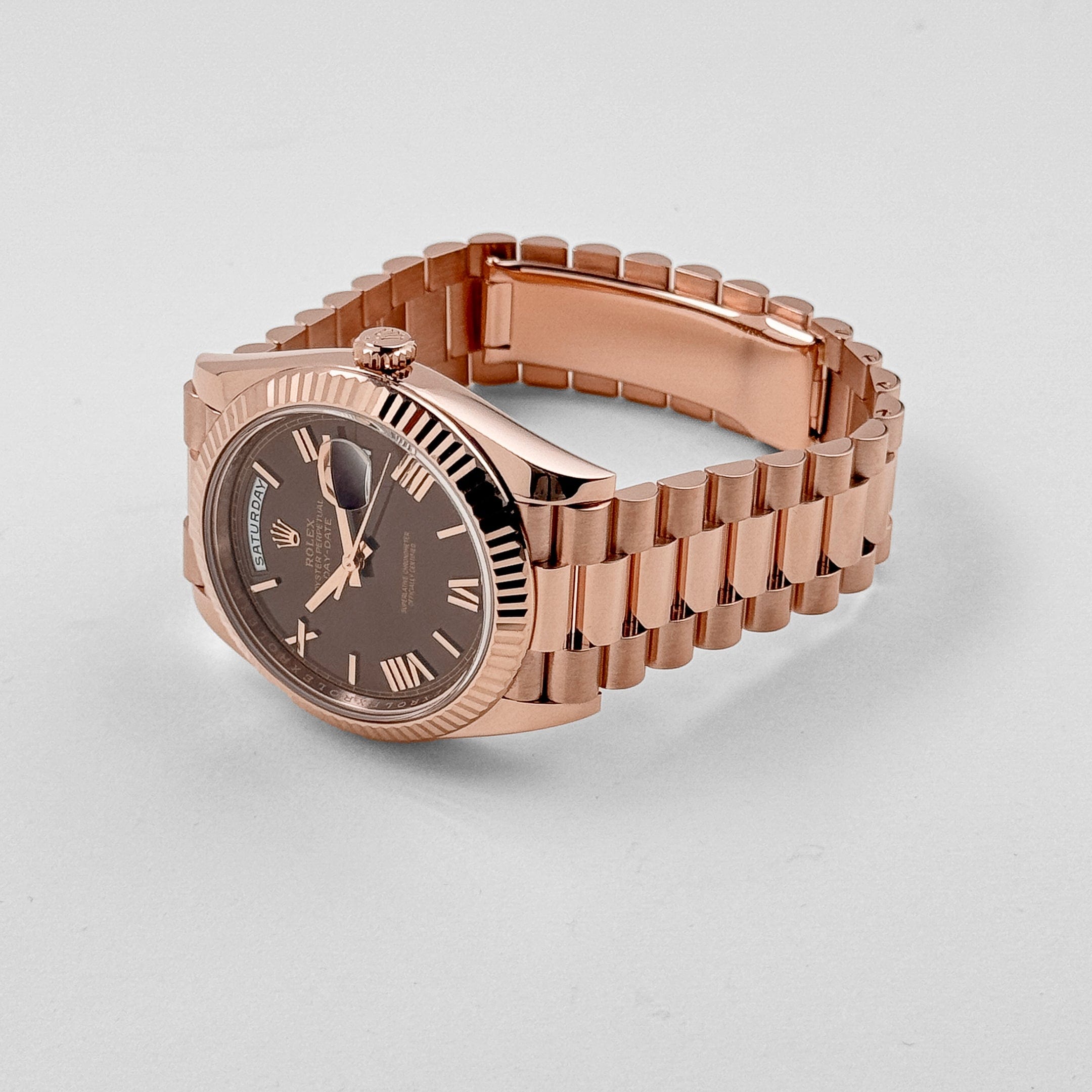 Umbraux Date 5102 40mm Rose Gold Chocolate III