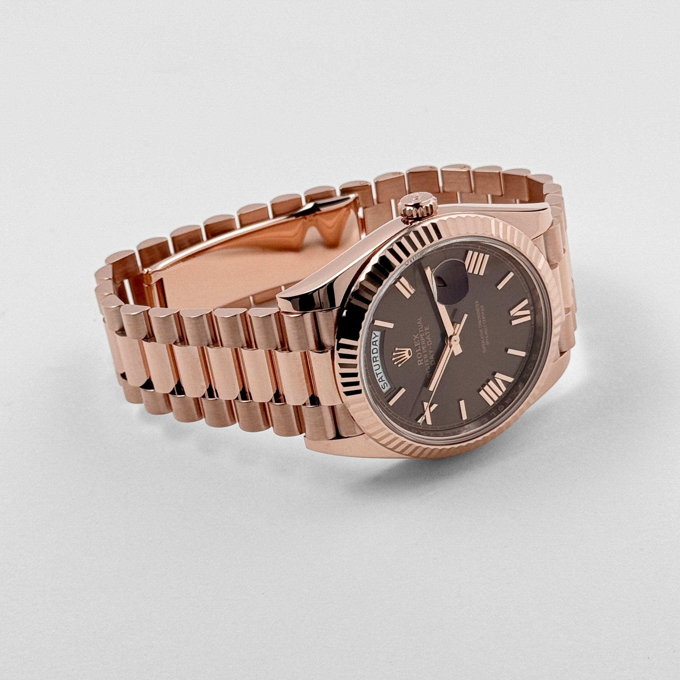 Umbraux Date 5102 40mm Rose Gold Chocolate III