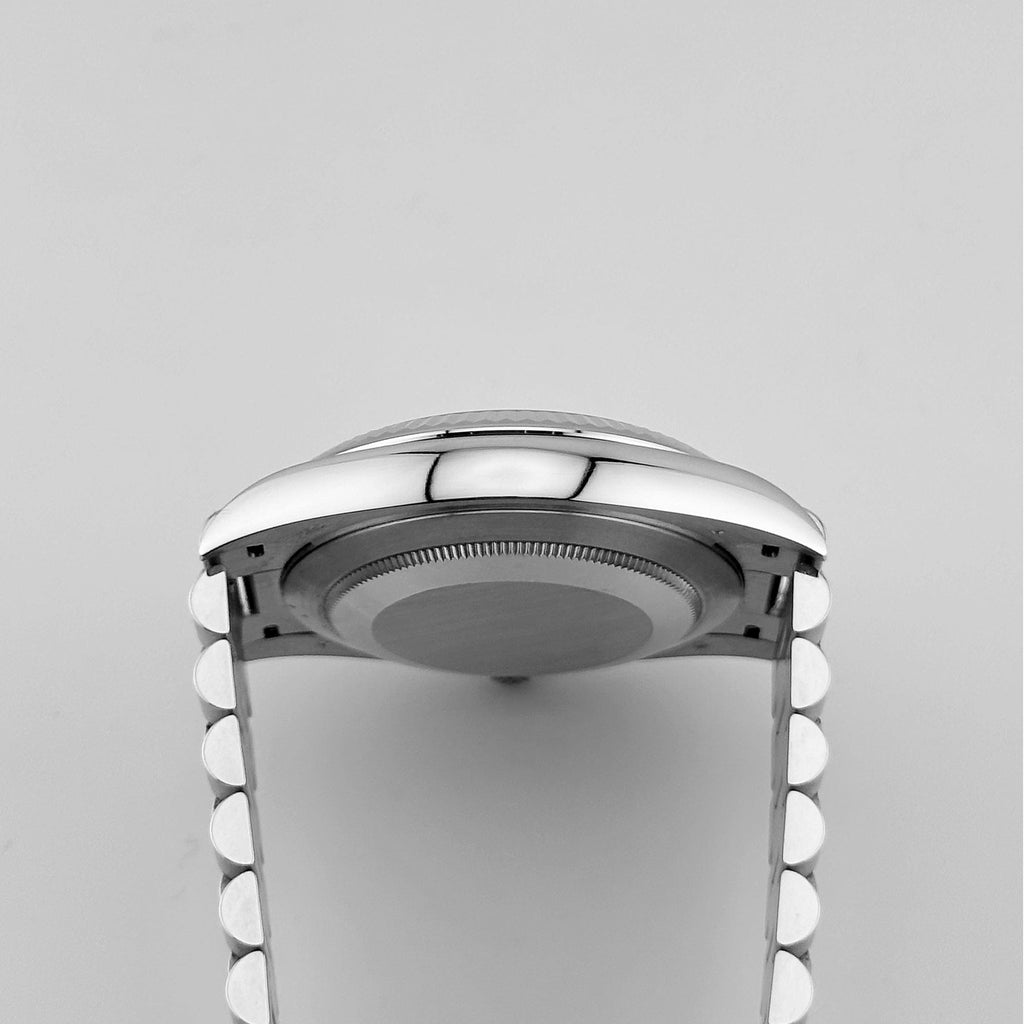 Umbraux Date 5104 40mm Platinum Ice Blue
