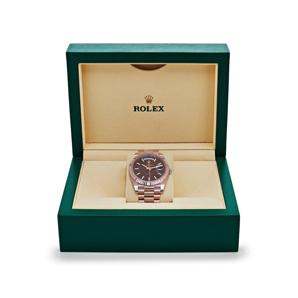 Umbraux Date 5102 40mm Rose Gold Chocolate II