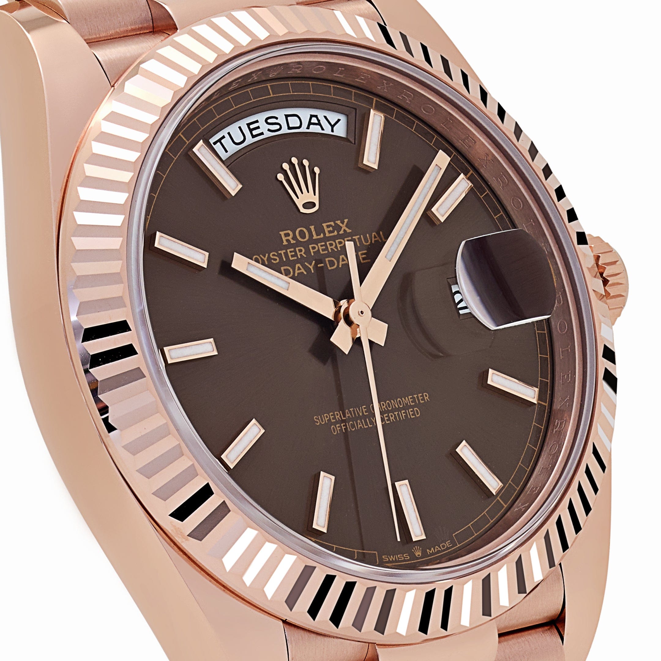 Umbraux Date 5102 40mm Rose Gold Chocolate II