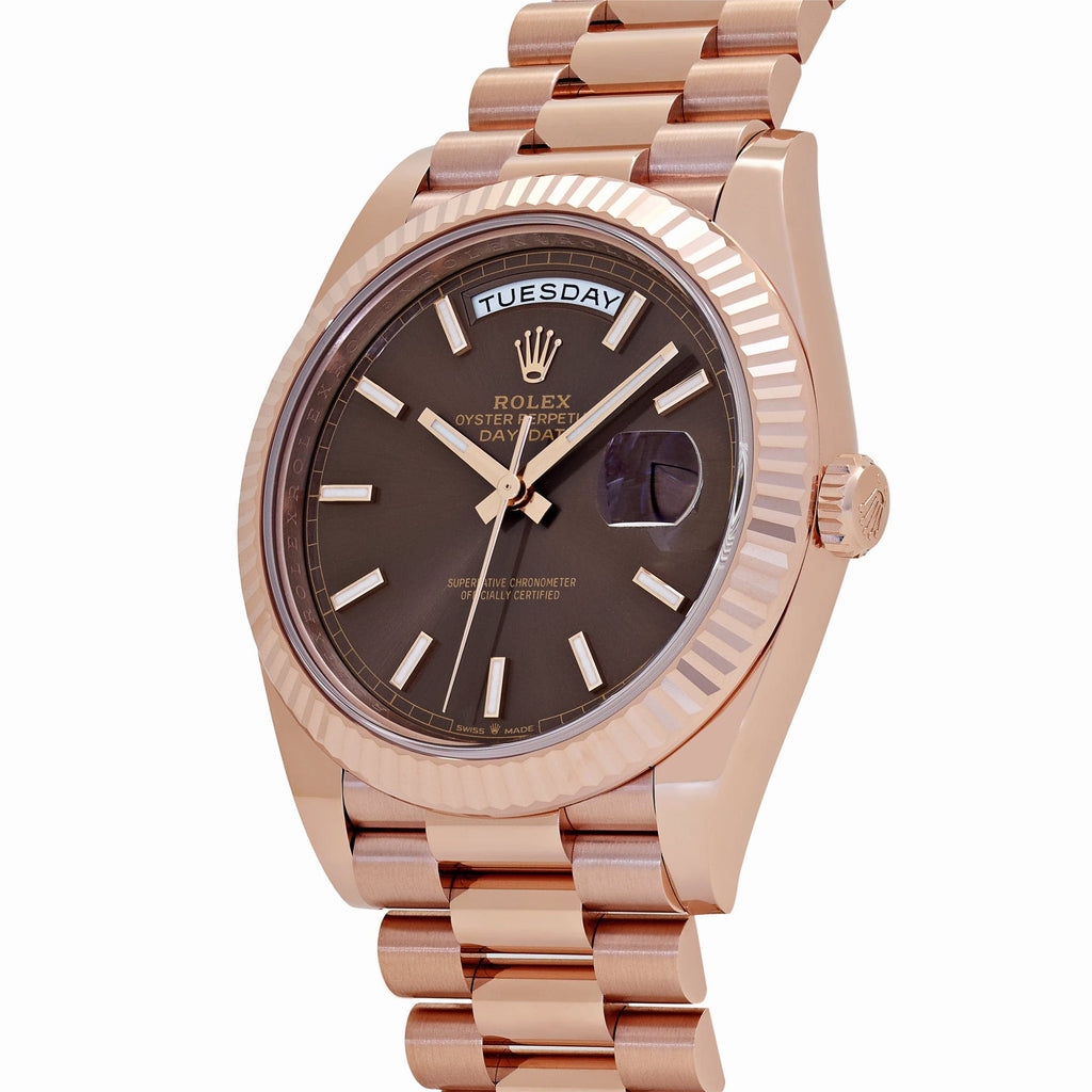 Umbraux Date 5102 40mm Rose Gold Chocolate II