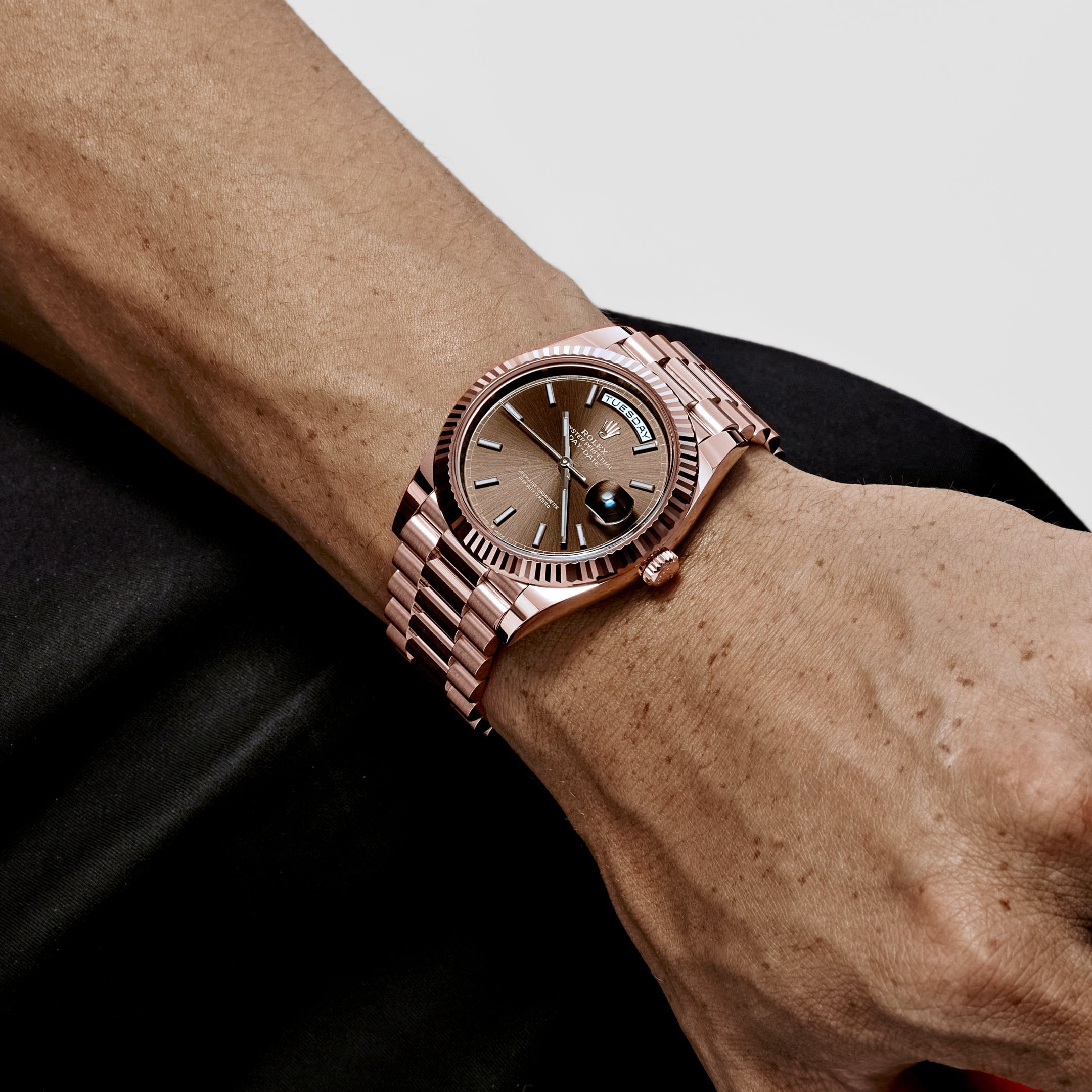 Umbraux Date 5102 40mm Rose Gold Chocolate II