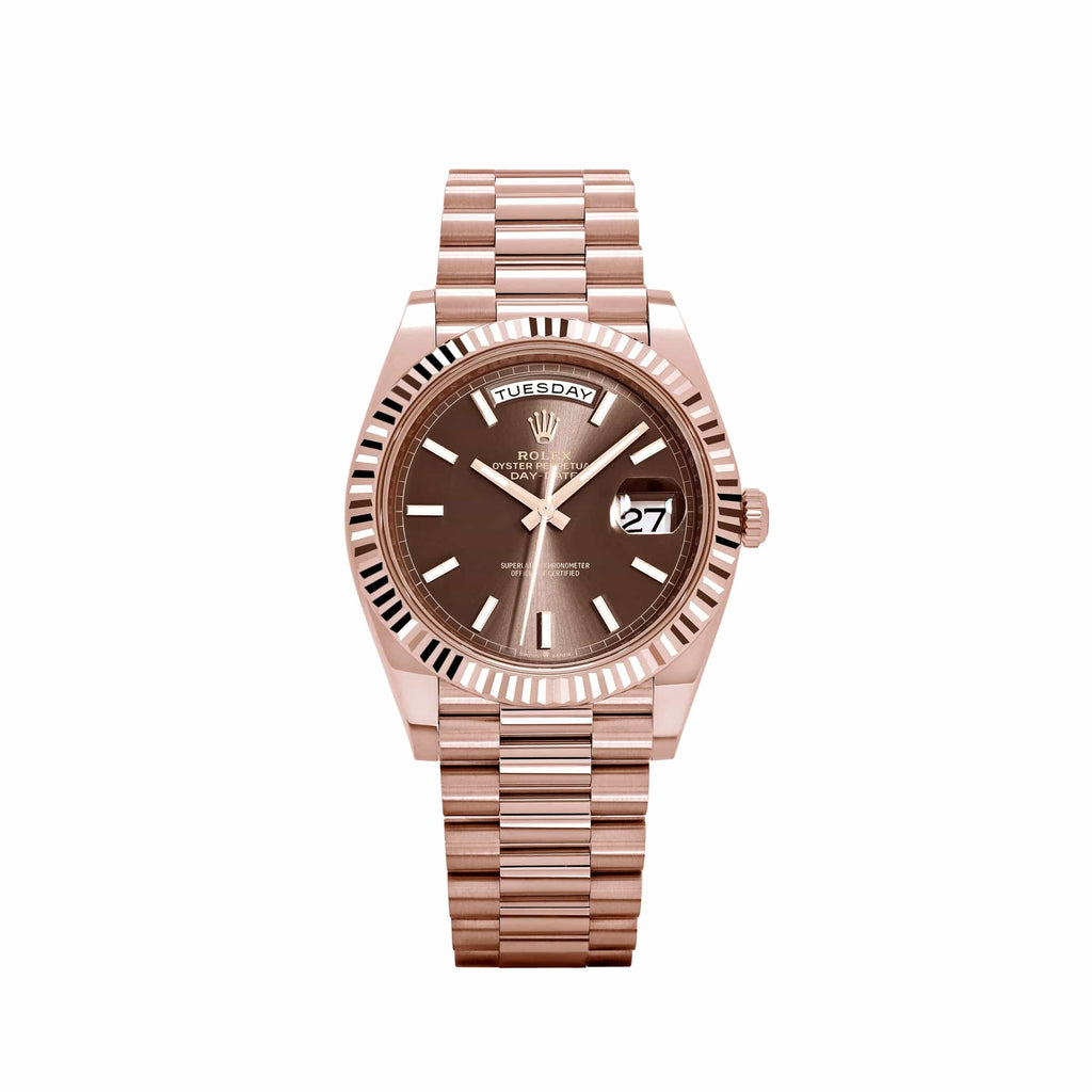 Umbraux Date 5102 40mm Rose Gold Chocolate II