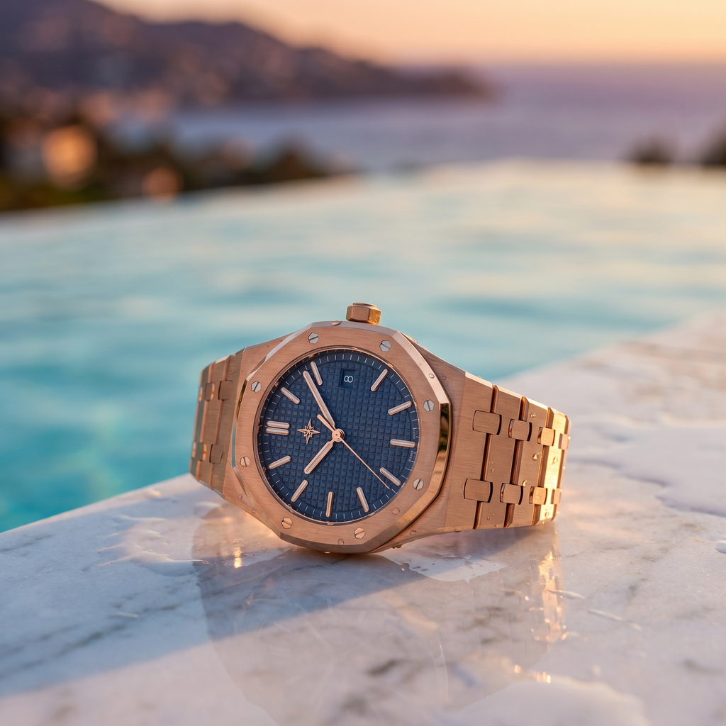 Umbraux Vauban 41mm Integrated – Rose Azure