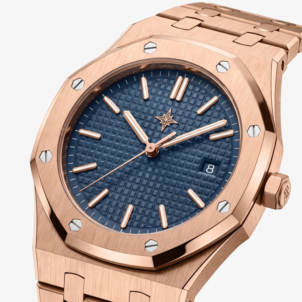 Umbraux Vauban 41mm Integrated – Rose Azure