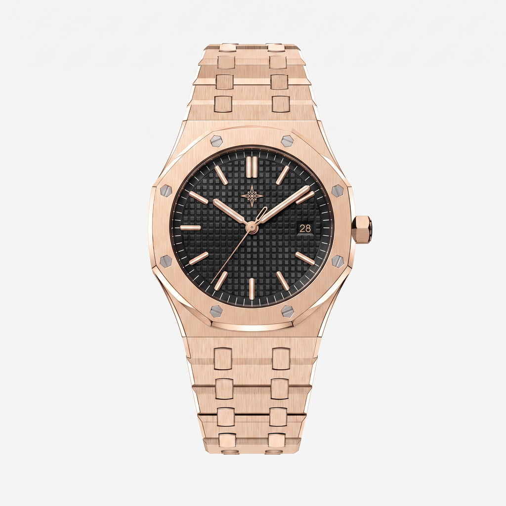 Umbraux Vauban 41mm Integrated – Rose Noir