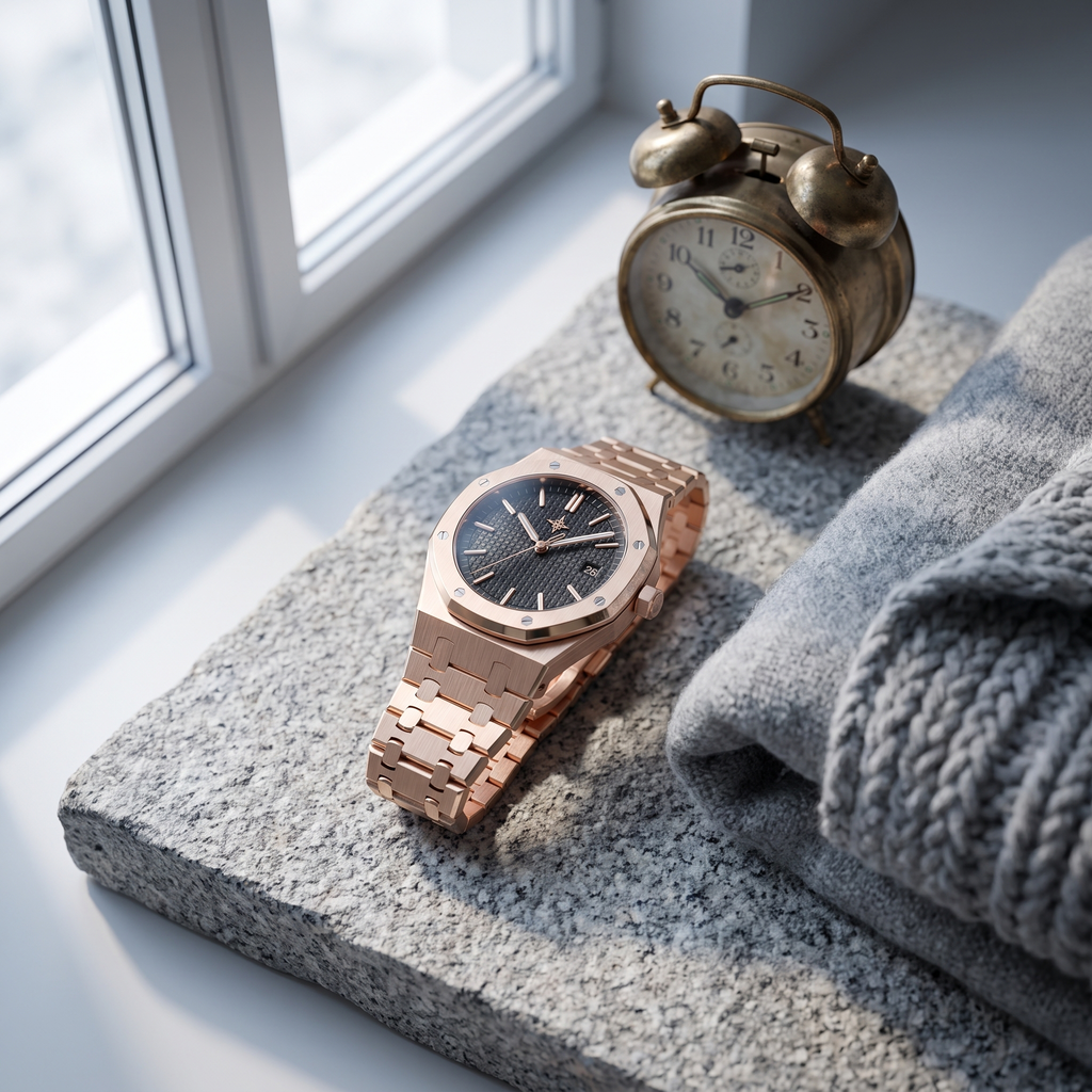 Umbraux Vauban 41mm Integrated – Rose Noir