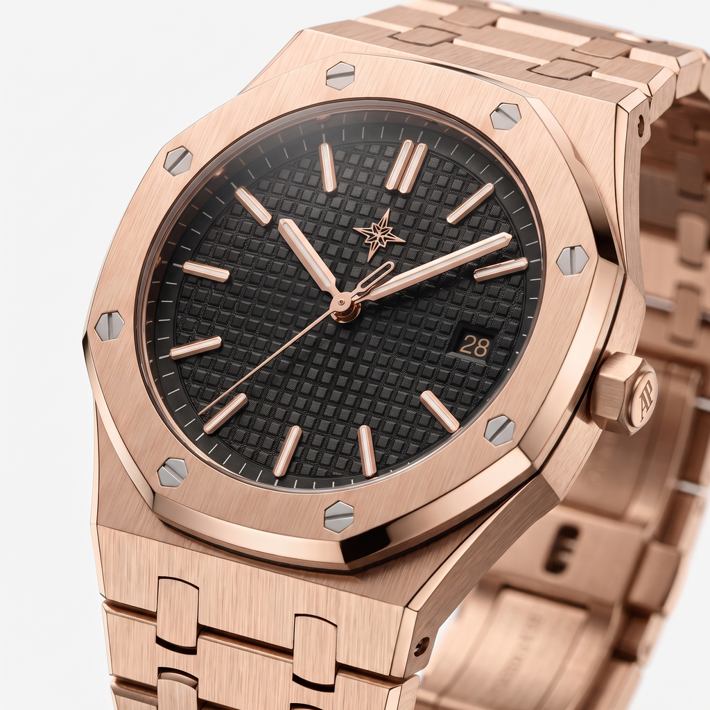 Umbraux Vauban 41mm Integrated – Rose Noir