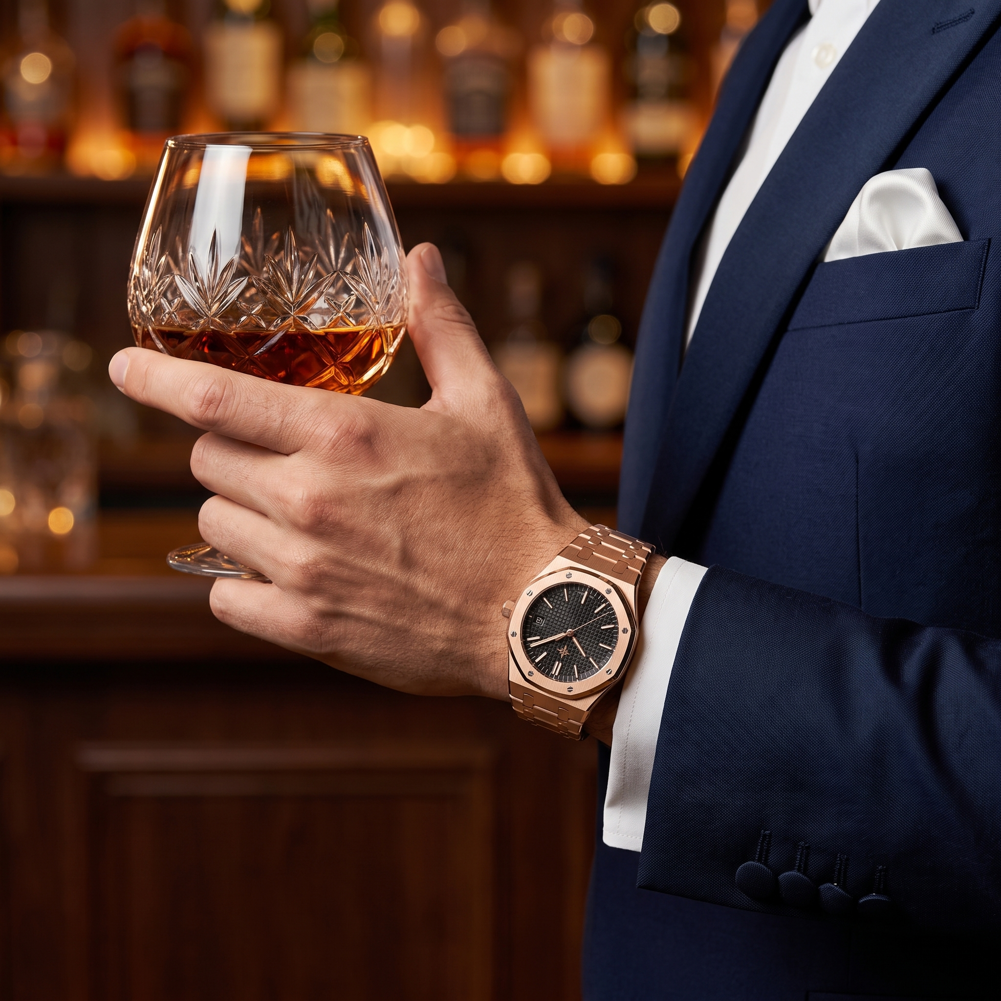 Umbraux Vauban 41mm Integrated – Rose Noir