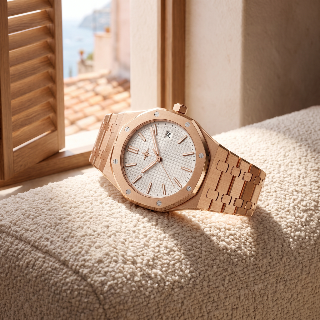 Umbraux Vauban 41mm Integrated – Rose Pearl