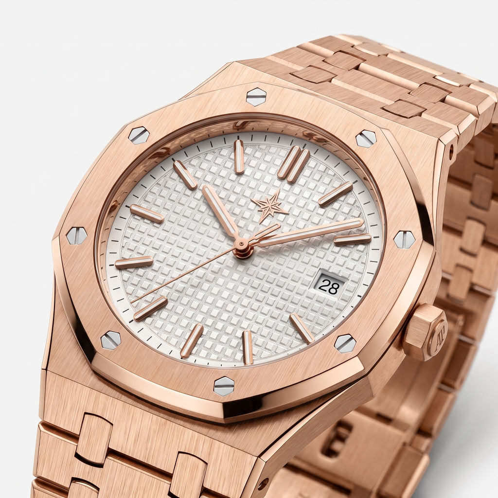 Umbraux Vauban 41mm Integrated – Rose Pearl