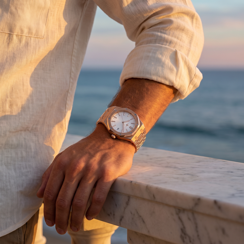 Umbraux Vauban 41mm Integrated – Rose Pearl