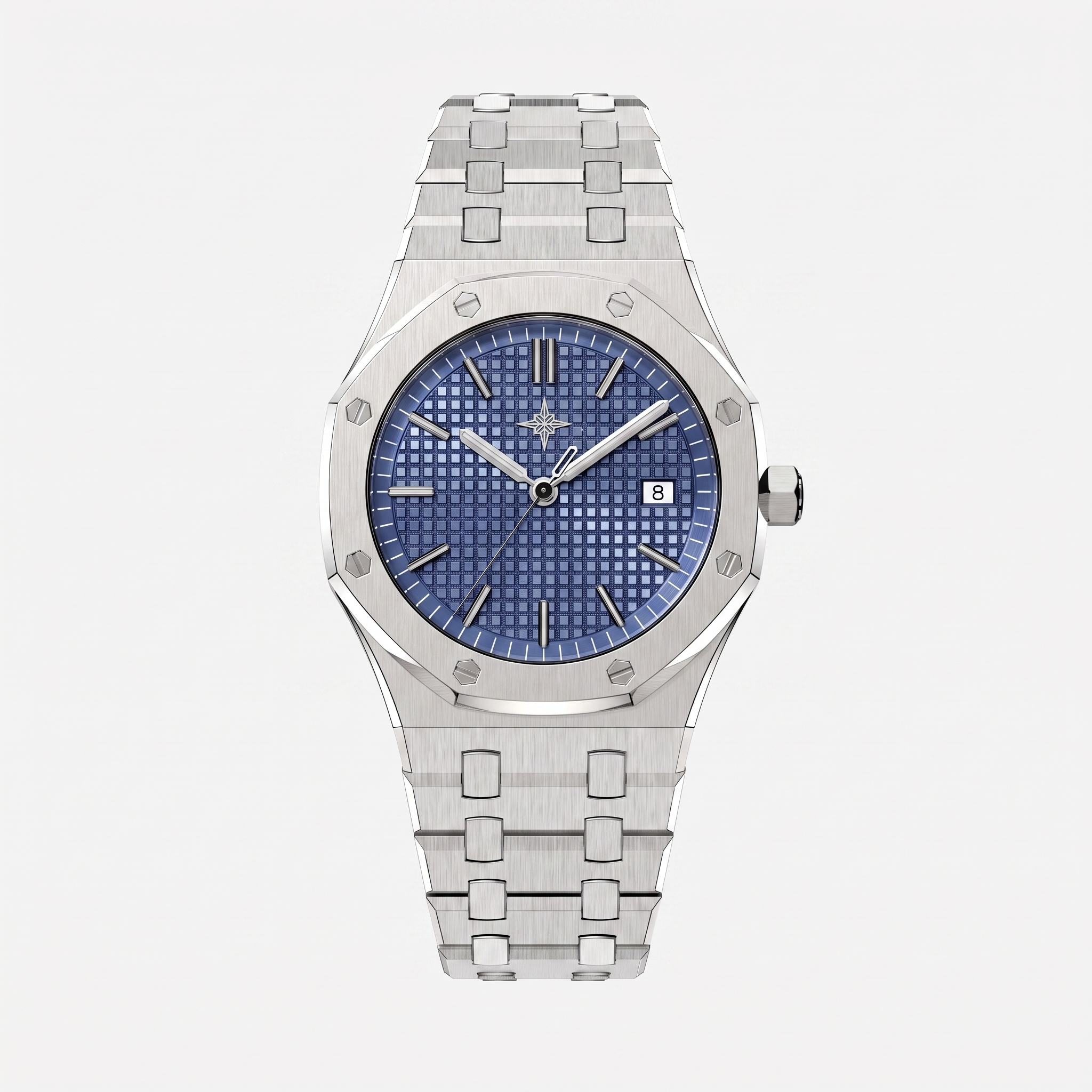 Umbraux Vauban 41mm Integrated – Silver Azure