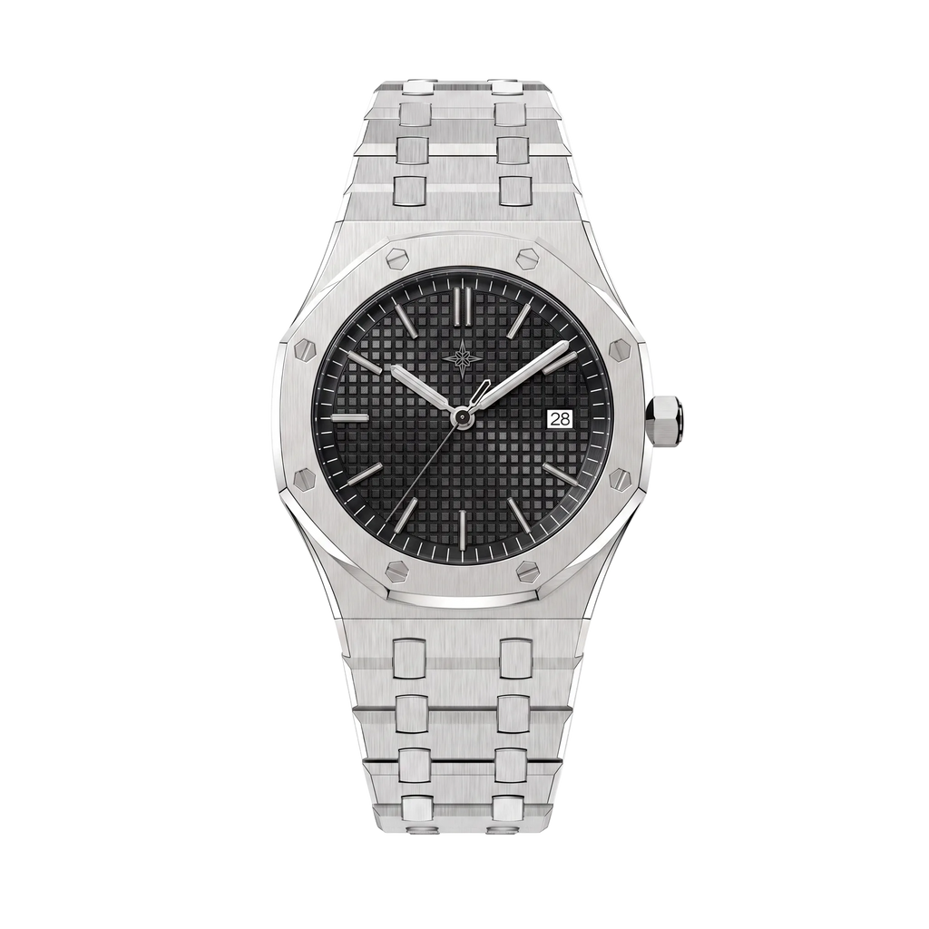 Umbraux Vauban 41mm Integrated – Silver Noir